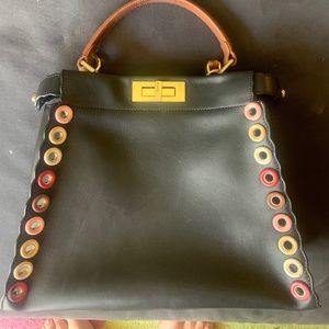 Authentic Fendi Peekaboo Medium Iconic limited edition Shoulder Bag